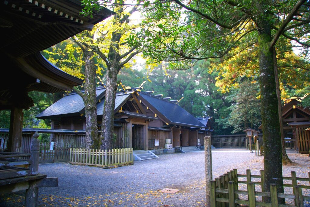 高千穂町にある天岩戸神社の境内